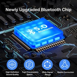 RERBO Smart Bluetooth Sunglasses for Men, Voice Assistants and Open Ear Smart Glasses Listen Music and Calls with Outdoor UV Protection for Men Women