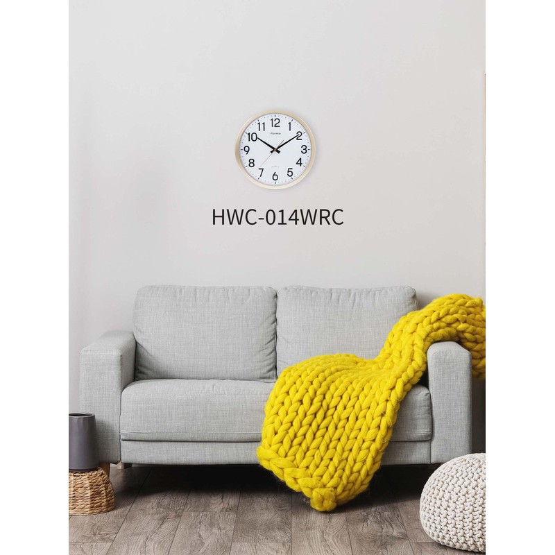 Hodogaya Electronics Sales Wall Clock, Radio Watch, Shatterproof, Plastic Cover,