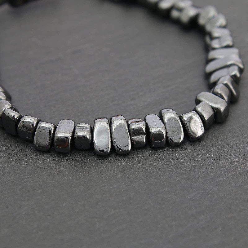 LUOKIFUR Irregular Bracelet Mens Adjustable Beaded Stretch Bracelet Gifts For