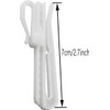 ZZLZX 20PCS Plastic Ratchet System Adjustable Pinch Pleated Curtain Drapery