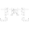 HOPPE 10722509 Stainless Steel Fire Protection Handle Set AMSTERDAM on