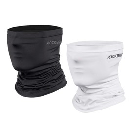 ROCK BROS Cooling Neck Gaiter Sun UV Protection Face Mask UPF 50+ Breathable Bandana Headband Scarf Balaclava Headwear