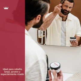 Cremo Pomada de brillo para peinar el cabello, alta sujeción y brillo, 4 onzas