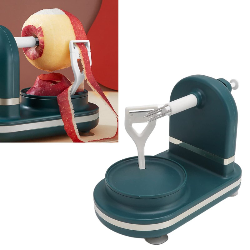 Peeler Tool Fruit Peeler Machine Green for Home (Dark Green)