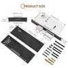 LWZH Privacy Pocket Door Lock Hardware, Hidden Handles, Privacy Pocket