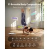 FITINDEX 체중을 위한 FITINDEX 스마트 체중계, BMI, 체지방, 근육량, [White]