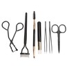 7pcs Eyelash Eyebrow Makeup Grooming Tool Eyebrow Brush Eyelash Curler