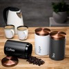 RLS White Set of 3 Tea, Coffee, Sugar canisters Storage