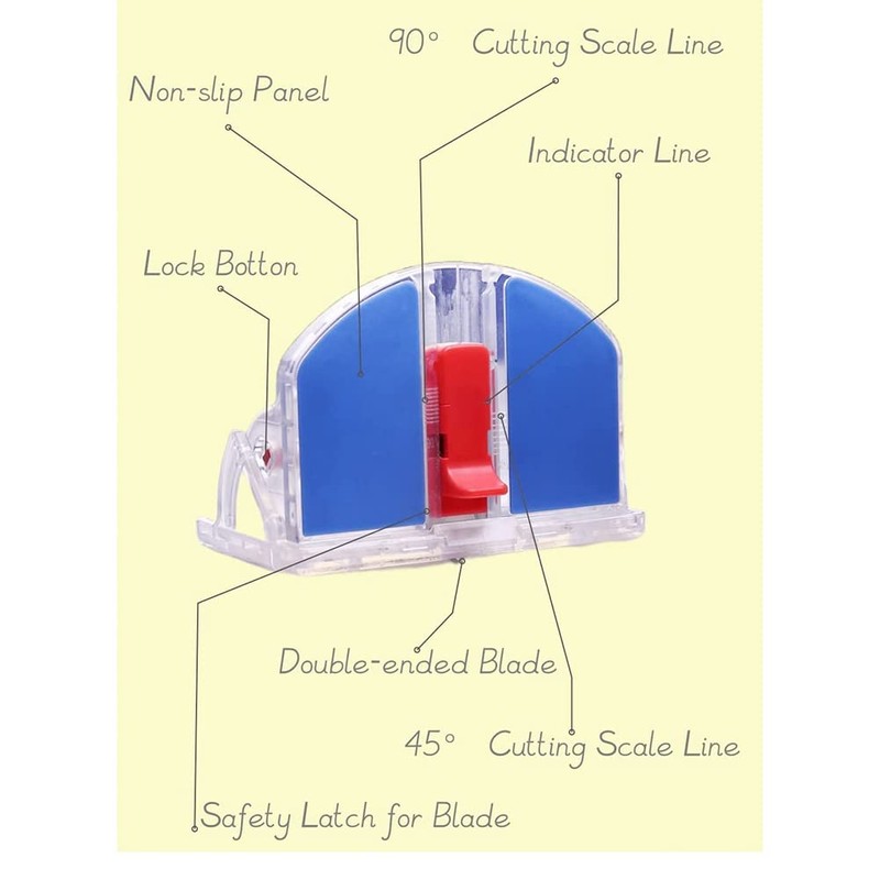Dasing Mat Cutter 45 & 90 Degree Bevel Mount Cutter