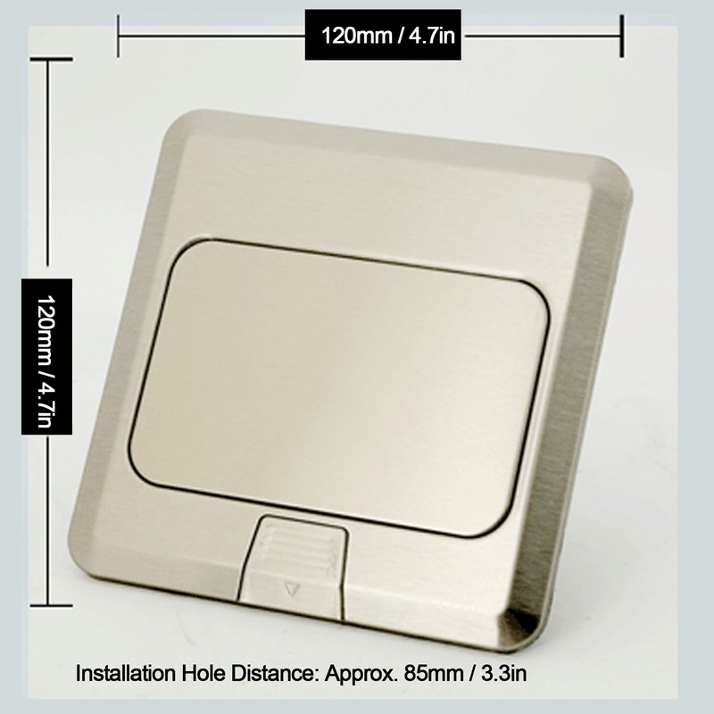 Floor Socket Embedded Power Outlet Charging Industrial Supplies FR Standard