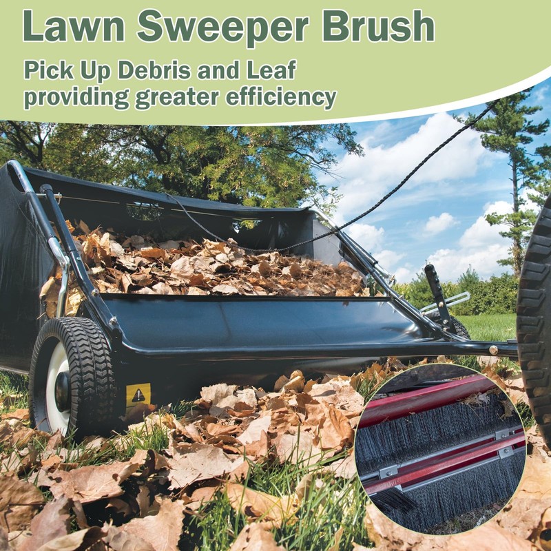Luojiedejinbiao 46780 Lawn Sweeper Brush Replacement for 42" Craftsman Tow