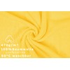 10 Pieces Set Wash Mitts Facecloths PREMIUM colour yellow 100%