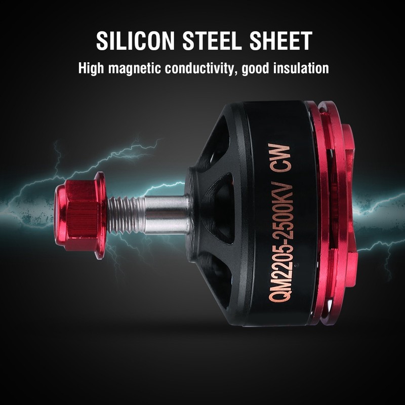 1pc QM2205-2500KV Racing Brushless Motor Drone Part for 210 220