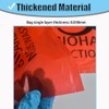 Daarcin 20pcs 24x24in/61x61cm Red Biohazard Waste Bags With Hazard Symbol
