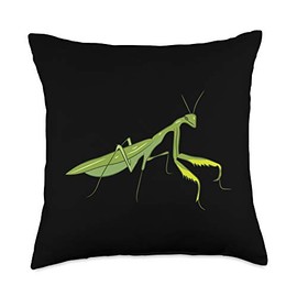 Cute Praying Mantis Love Funny Praying Mantis Throw Pillow