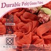 Waligoy Burnt Orange Cheesecloth Table Runner 2 Pack 35" Boho