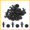 REPAIROCK 20PCS Black Car Trim Door Panel Retainer Clips Rivet