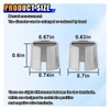 2 Pair Battery Post Shims, Pure Lead Anode Cathode Sleeves,