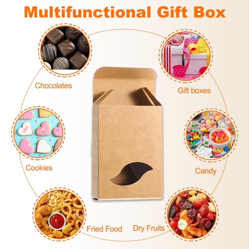 sourcing map 32Pcs Soap Packaging Boxes 2.8x3.8x1.2 Inch Kraft Soap