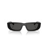 Arnette Men's AN4357 Al Rectangular Sunglasses, Black/Dark Grey, 53 mm