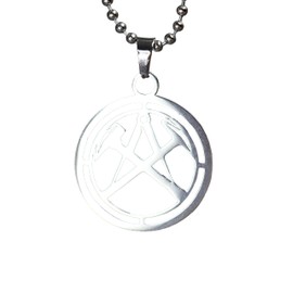 Steelmonks Zunft-Halskette aus Edelstahl | Geschenk für Handwerker | Zunftzeichen Geschenk | (Dachdecker)