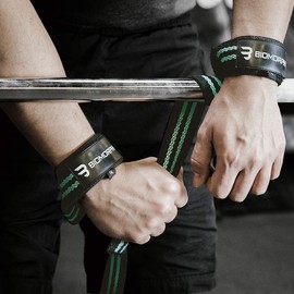 BIOMORPH Professional Lifting Straps 60 cm for Strength Training, Fitness, Bodybuilding - Lifting Straps for Men and Women with Instructions (Blue)