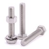 M10-1.5 x 75mm (6 Sets) Hex Bolt with Hex Nut,