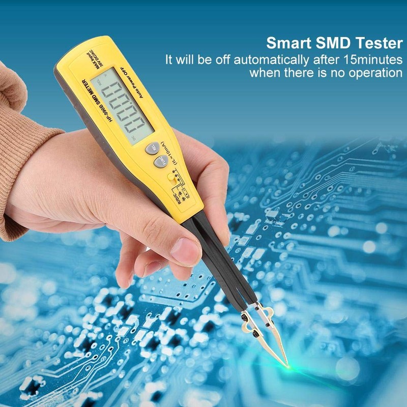 HP 990B SMD Chip Test Clip Meter Multimeter Tweezers Capacitor