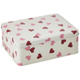 Bridgewater Emma Hearts Deep Rectangular Tin 195 x 154 x 75 mm