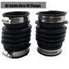 2 Piece Air Intake Hose with Clamps Compatible with Avalon