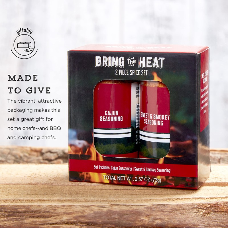 Kamenstein Bring The Heat 2 Piece Camping Spice Set with