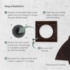 Vent Systems 4" Inch Brown Exhaust Vent Cover Dryer Vent