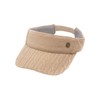 Callaway C23291218 Women's Sun Visor (Glitter Adjustable), Hat, Golf, 1040_Beige