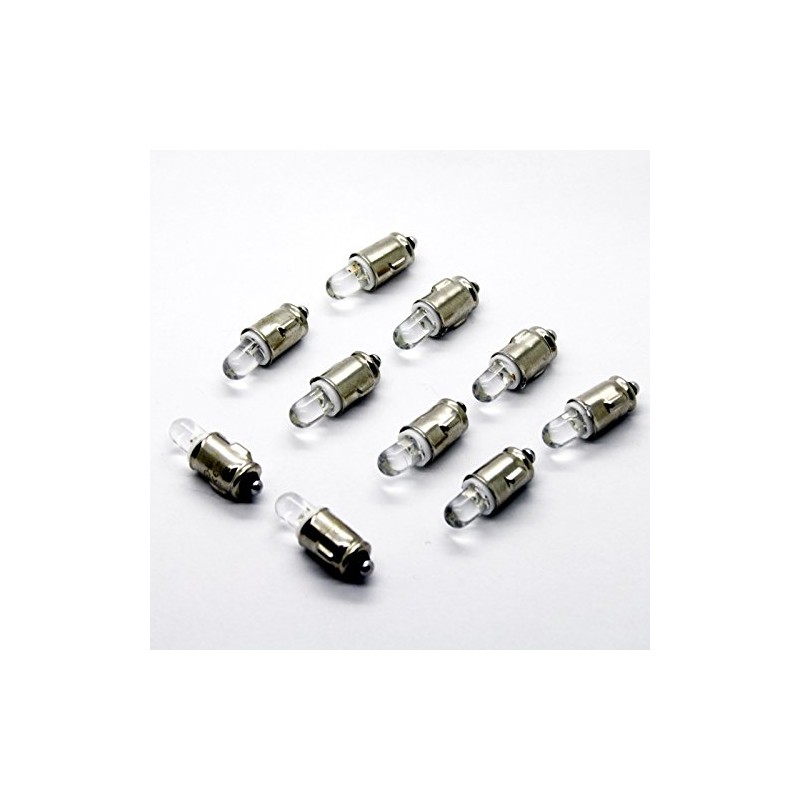 LED-Mafia 10x BA7S Halogen Speedometer Lighting – White – Interior