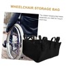 COLLBATH Hanging Bag for Wheelchair Sturdy Oxford Mesh Large Capacity