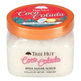 Tree Hut Exfoliante Corporal Coco Colada 510 g | Con Azúcar, Aceites y Manteca de Karité que Remueven Impurezas, Hidratan Profundamente y Dejan la Pie