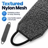 Nylon Back Scrubber for Shower – 2-Piece Long Exfoliating Bath