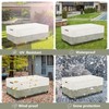 LSongSKY Outdoor Coffee Table Cover,Waterproof Rectangular Patio Small Side Table