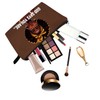 YULUENZE African American Lady Makeup Bag Cute Small Organizer Bag