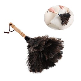 Duster Ostrich Feather Ostrich Feather Antistatic Natural Ostrich Feathers 12.6 Inches (32 cm)