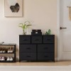 JHK 7 Drawers Metal Frame Dresser for Bedroom Clothes Drawer