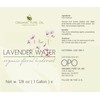 OPO Lavender Water Hydrosol - Pure Steam Distilled Natural Non