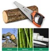 14 Inch Wood Hand Saw, 11 TPI Universal Handsaw Non-slip