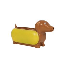 YOBRO Hotdog Pen Holder Hot Dog Pen Holder Pen Holder Desktop Dog Dachshund Stationery Gift Funny