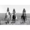 1892 Comanche Warriors Horseback PHOTO Indian Native American Horses