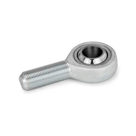 Ganter Normelemente Joint Head, Spherical Bearing with Screw, GN 648.2-12-M12-W, Steel, 12 mm Bore, M12 Thread