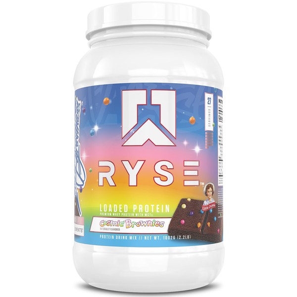 RYSE Up Supplements Loaded Premium Whey Protein with MCTs -