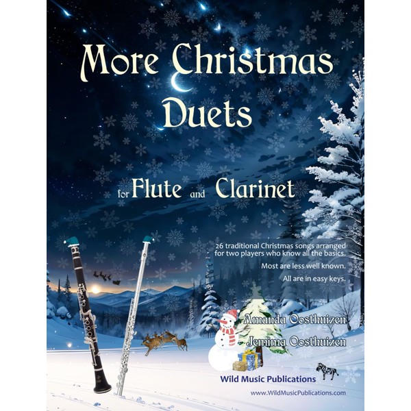 More Christmas Duets for Flute and Clarinet: 26 Christmas songs