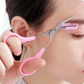 Eyebrow thinning scissors with comb / 빗달린 눈썹 정리가위 숱가위