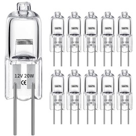 INSTR g4 halogen,G4 Halogen Leuchtmittel 10er Pack , Halogenlampen 2800k, Halogen 12V 20W, G4 20 Watt, G4 Glhbirne Warmwei?